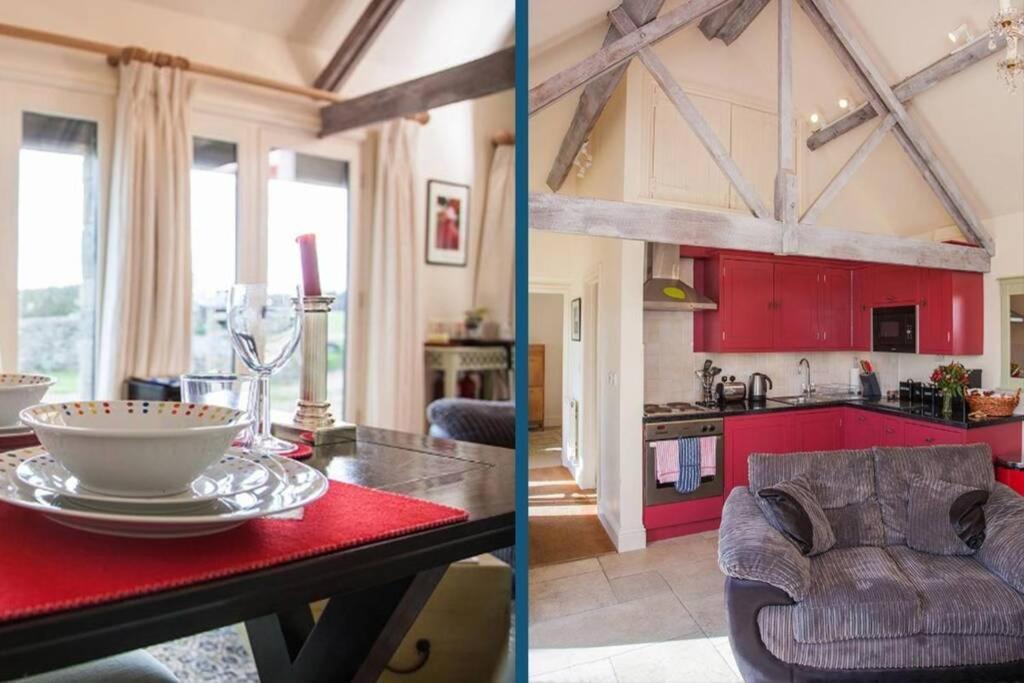 Secluded Romantic Cotswolds Barn - Sleeps 2 To 4 - Near Cirencester - Dog Friendly Villa Kemble Eksteriør billede